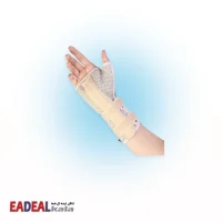 مچ بند اتل دار با پارچه سه بعدی