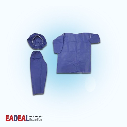 ست لباس بیمار مردانه یکبار مصرف ست لباس بیمار یکبار مصرف مردانه