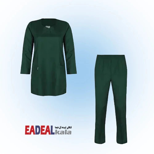 ست اسکراب سبز زنانه خضرا کد 38034 ست اسکراب سبز زنانه خضرا کد 38034