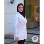 روپوش پزشکی کتي زنانه مدل پروانه