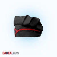 کلاه اشپزی قارچی مشکی